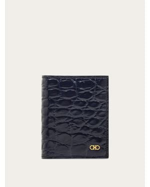 Ferragamo Herren Gancini Kreditkartenetui - Blau