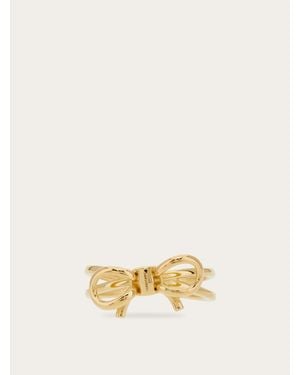 Ferragamo Ring With Bow (52Mm) - Natural
