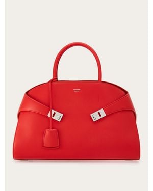 Ferragamo Borsa a mano Hug (M) - Rosso