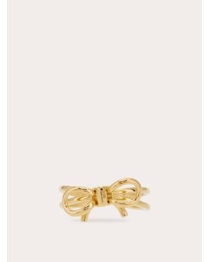 Ferragamo Ring With Bow (52Mm) - Natural