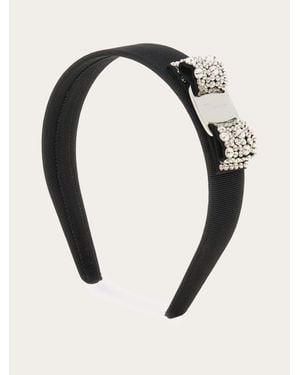 Ferragamo Vara Bow Headband - Black