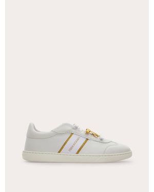 Ferragamo Sneakers With Mini Bow Detail - White