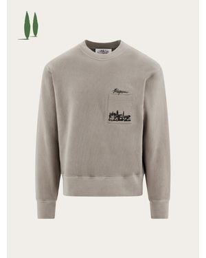 Ferragamo Herren Back To Earth - Grau