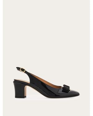 Ferragamo Vara Bow Slingback .5 - Natural