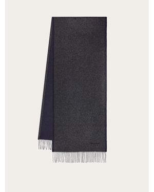 Ferragamo Scarf With Fringes - Blue