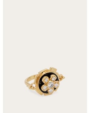 Ferragamo Flower Ring (50Mm) - Natural