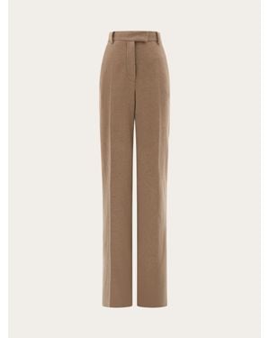 Ferragamo Mujer Pantalones Sastre - Neutro