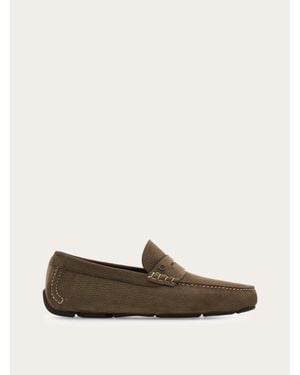 Ferragamo Herren Driver-Pennyloafer Größe - Mehrfarbig