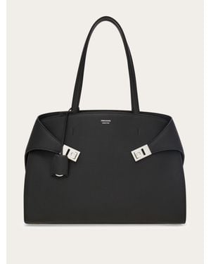 Ferragamo Uomo Borsa A Spalla Hug - Nero