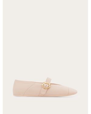 Ferragamo Donna Ballerina Ornamento Gancini Taglia - Neutro