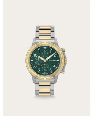 Ferragamo Sport Chrono Watch - Metallic