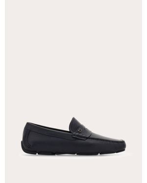 Ferragamo Hommes Mocassin Penny Bleu Taille - Blanc