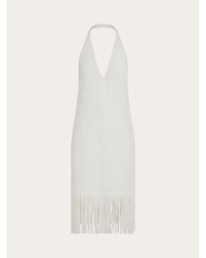 Ferragamo Knitted Dress - White