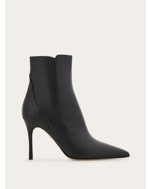 Ferragamo Pointed Ankle Boot - Black