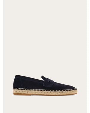 Ferragamo Cuzco Jacquard Espadrilles in White for Men | Lyst