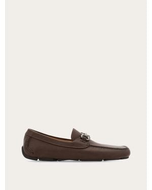 Ferragamo Gancini Ornament Driver - White