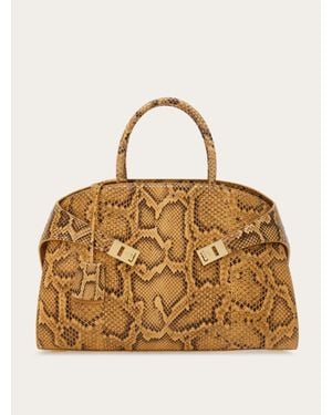 Ferragamo Hug Handbag (L) - Natural