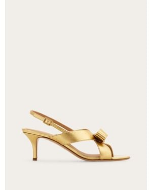 Ferragamo Vara Bow Sandal .5 - Natural