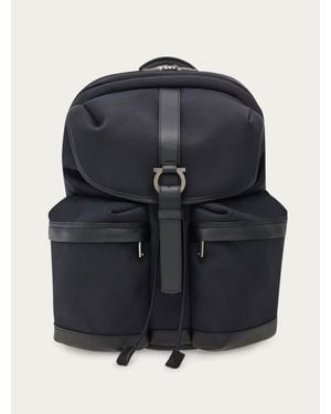 Ferragamo Canvas Backpack - Blue
