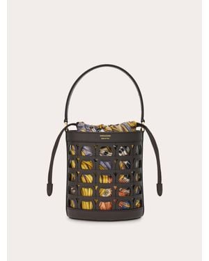 Ferragamo Donna Tote Bag Gancini (Xs) - Nero