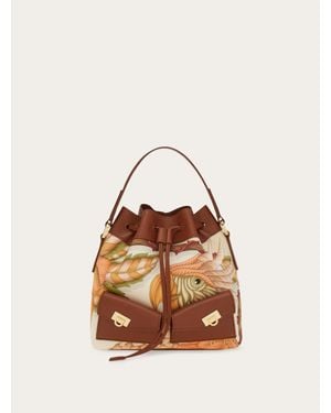 Ferragamo Multipocket Bucket Bag - Multicolor