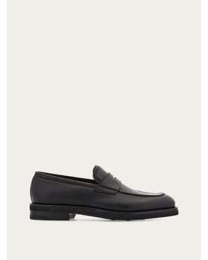 Ferragamo Uomo Mocassino Penny Taglia - Bianco