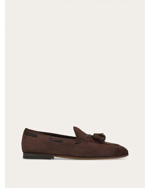 Ferragamo Tassel Loafer - Brown