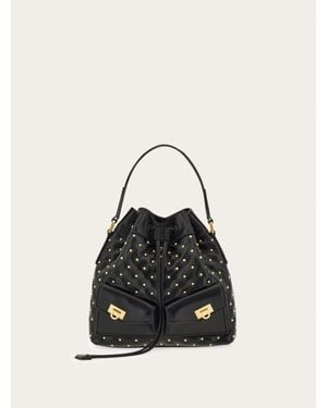 Ferragamo Donna Secchiello Multipocket - Nero