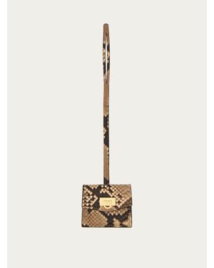 Ferragamo Damen Taschenanhänger - Natur