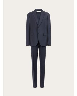 Ferragamo Plain Suit - Blue
