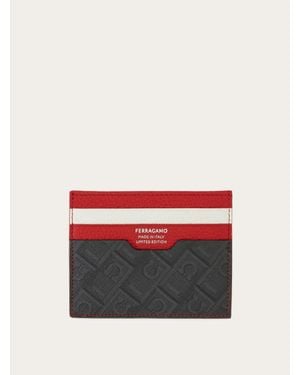 Ferragamo Monogram Credit Card Holder