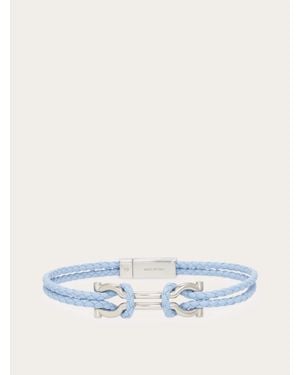 Ferragamo Double Gancini Bracelet (20Cm) - Blue
