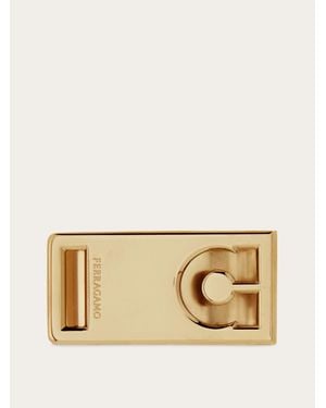 Ferragamo Money Clip - Natural