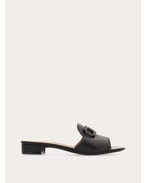 Ferragamo Gancini Ornament Slide .5 - Natural