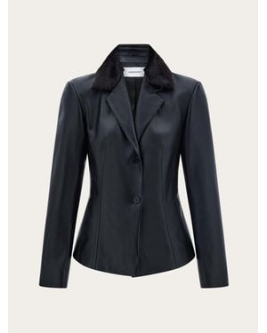 Ferragamo Nappa Blazer - Blue