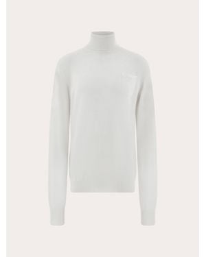 Ferragamo Herren Rollkragenpullover - Weiß