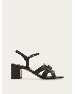 Ferragamo Gancini Ornament Sandal .5 - Natural