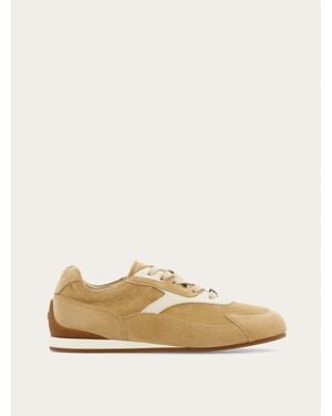 Ferragamo Low Top Trainer - Natural