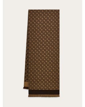 Ferragamo Gancini Chain Scarf - Natural