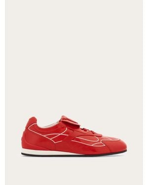 Ferragamo Low-Top Trainer - Red