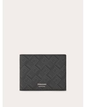 Ferragamo Monogram Wallet - Grey