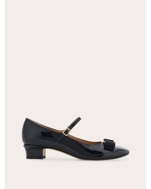 Ferragamo Vara Bow Mary Jane - White