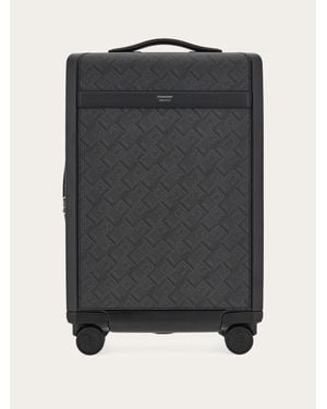 Ferragamo Monogram Hand Luggage - Gray