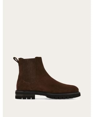 Ferragamo Chelsea Boot - Brown