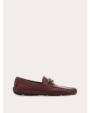 Ferragamo Gancini Ornament Driver - Brown