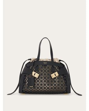 Ferragamo Femmes Sac À Main Hug (M) Noir