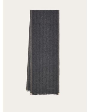 Ferragamo Cashmere Scarf - Grey