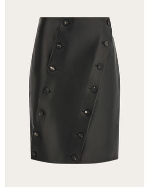 Ferragamo Nappa Skirt - Black