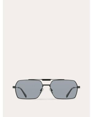 Ferragamo Uomo Occhiali Da Sole - Grigio