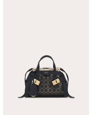 Ferragamo Damen Hug Handtasche (Xs) - Schwarz
